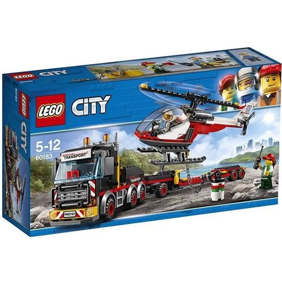 LEGO® City  60183 Le transporteur d'hélicoptère - jeu de construction