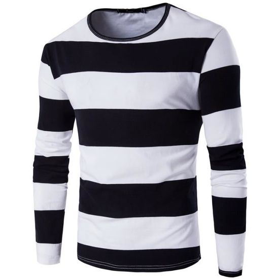 T-shirt à col rond en coton stretch rayé pour femme | Ralph Lauren® FR