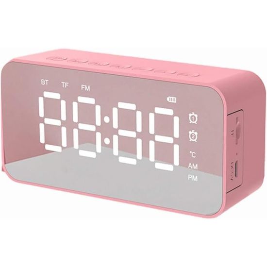 Réveil Simulateur D'aube Avec Charge Sans Fil Et Bluetooth - 9 Modes Lumière, 7 Sons Naturels, Veilleuse, Météo, Haut-parleur