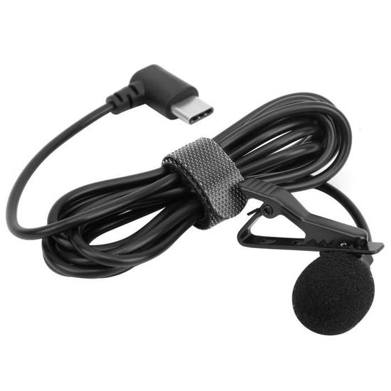 TMISHION Lavalier Microphone, Sensitive Mini Mic for Live Broadcast