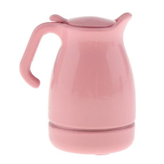 Maison De Poupées Miniature 1:12 Echelle Ancienne Accessoire De Cuisine Bouilloire En Métal-rose