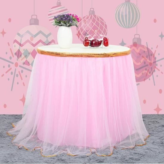 Jupe De Table Tutu Tulle Nappe De Mariage Partie D coration