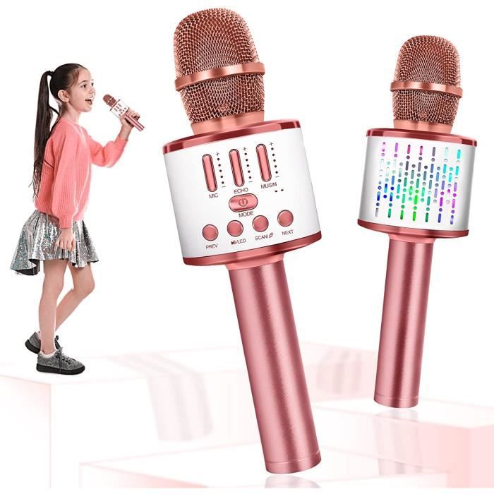 Microphones pour enfants microphone bluetooth sans fil, machine de  haut-parleur de micro karaoké jouet portable, lecteur ktv[39] - Cdiscount  Jeux - Jouets