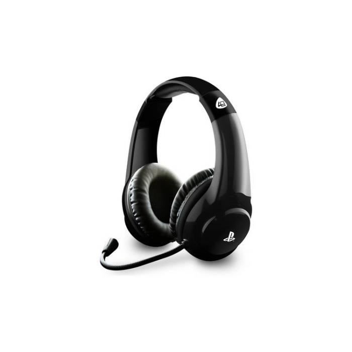 4Gamers - Pro4-70 Sous Licence PS4 Casque De Jeu Stéréo Filaire Noir