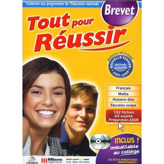 Tout Pour Reussir : Brevet / Logiciel PC Cd-Rom