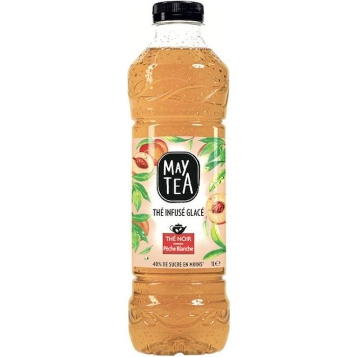 May Tea Pêche Blanche 33cl (pack de 12)