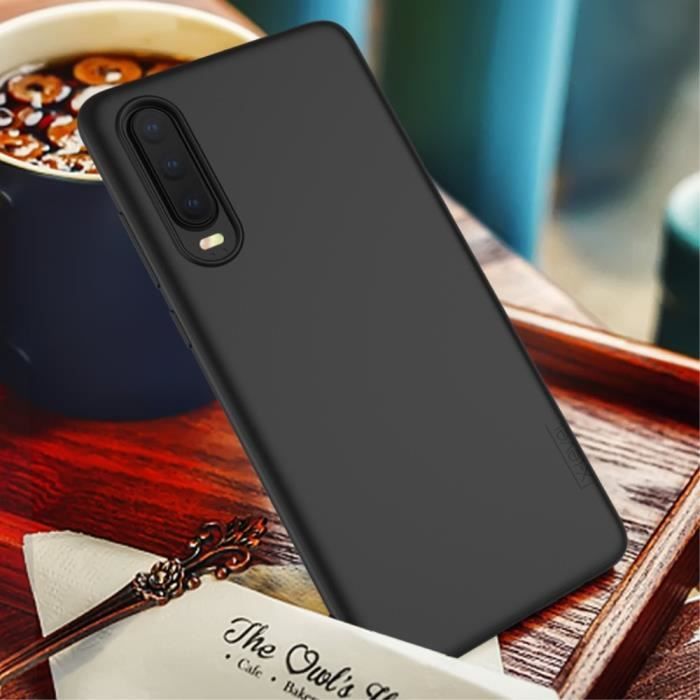 Coque pour votre Huawei P30 en TPU mat ultra-mince noir