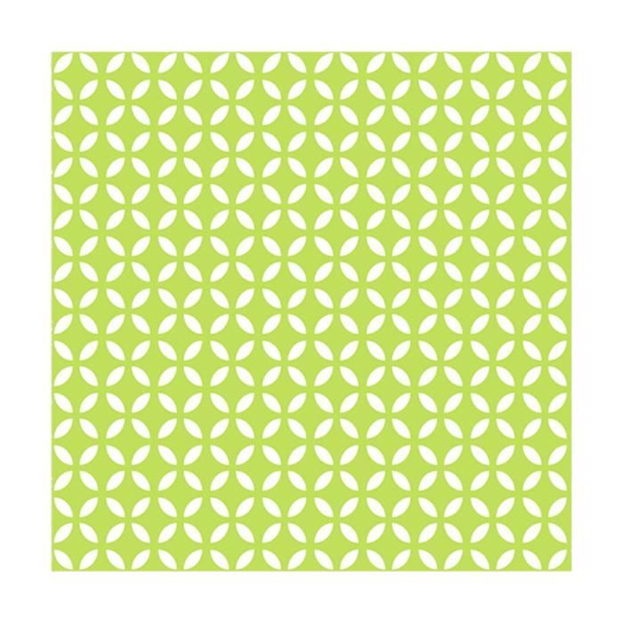 Lot de 20 serviettes papier geometrique vert