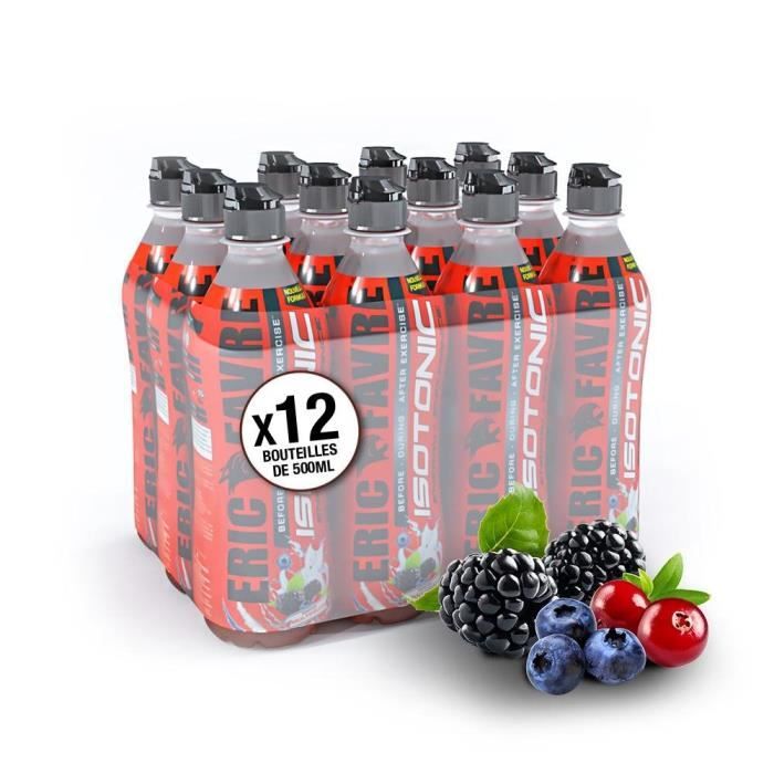 Eric Favre - Boisson Isotonique - Smart Drink - Boissons - Multi-fruits - Pack de 12 unités