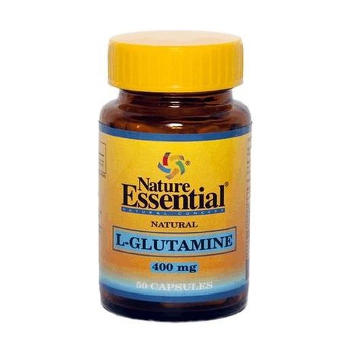 Nature Essential+L-glutamine 50 capsules de 400mg