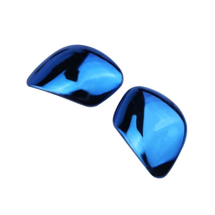 Confort intérieur,Tête en acier inoxydable pour VW Golf 6 7 R GTI Passat B7 B8 CC R20 Jetta MK6 Tiguan - Type blue 1 pair