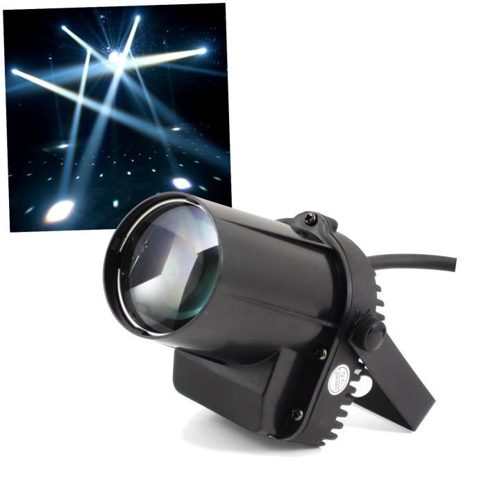 Jeu de lumière à LED Blanc de 5W pour Dj's ou Déco