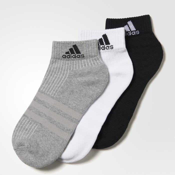 Socquettes adidas 3 bandes Performance (lot de 3 paires)