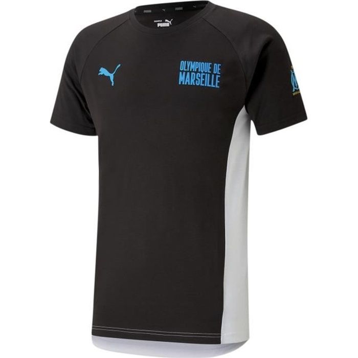 T-shirt Puma Om Evostripe Tee noir / blanc homme