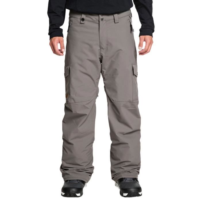 Porter Pantalon Ski Homme QUIKSILVER - Taille S - Couleur GRIS