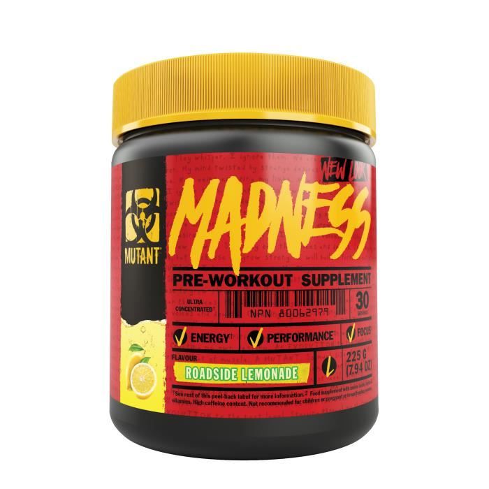Madness 30 port Limonade de bord de route Mutant Pre-entrainement