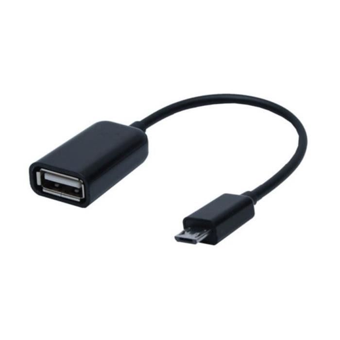 Adaptateur Fil USB/Micro USB Pour BLACKBERRY DTEK50 Android Souris Clavier Clef USB Manette