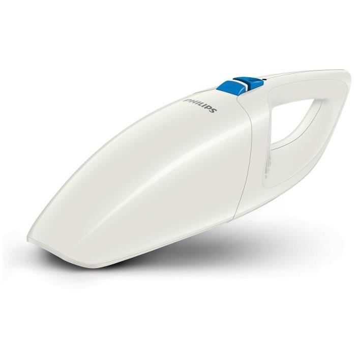 PHILIPS FC6150/01 Aspirateur à main MiniVac - 3,6V - 2 accessoires - Blanc