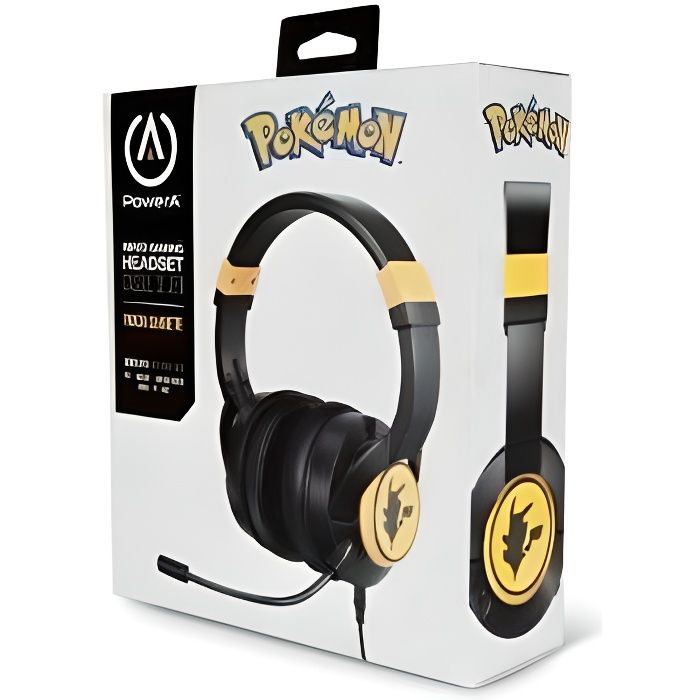 POWER A Casque Headset ÍPikachu silhouette