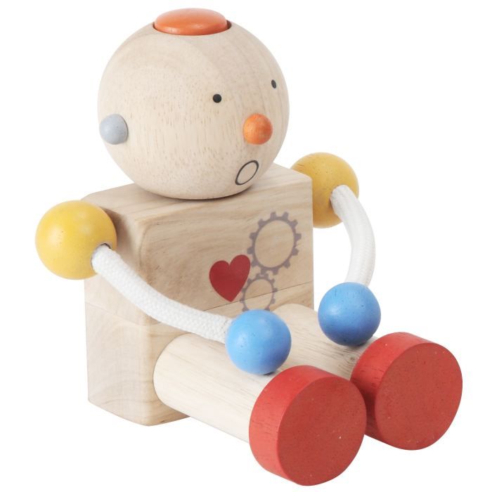 PLAN TOYS Jeu en bois Robot transformeur