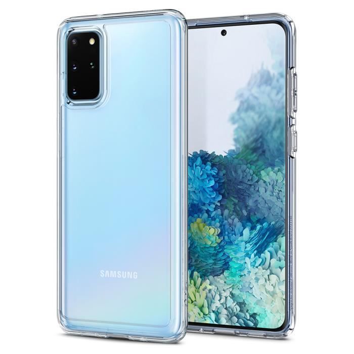 Spigen Coque Samsung S20 Plus, Coque Galaxy S20 Plus [Ultra Hybrid] Silicone, Protective, Anti-Rayure, Anti-Jaunissement (ACS00755)