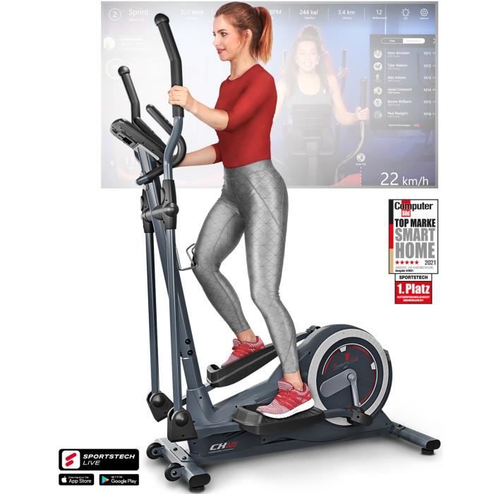 Vélo elliptique ergomètre CX625 inertie 24 kg intérieur bluetooth application fitness magnétique 16 résistances cardio 22 programmes