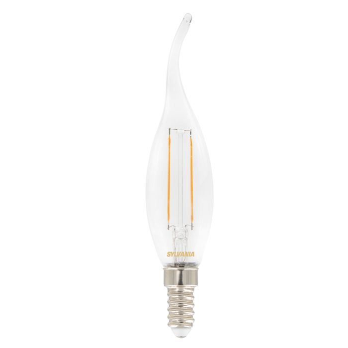 SYLVANIA Ampoule LED Toledo Retro Candle Bent E14 2W équivalence 30W