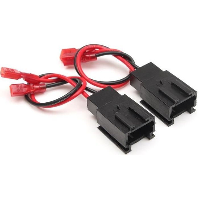 CONNECTEURS FICHES ENCEINTES HAUT-PARLEURS POUR PEUGEOT 206 & CITROEN C2 PC2-821