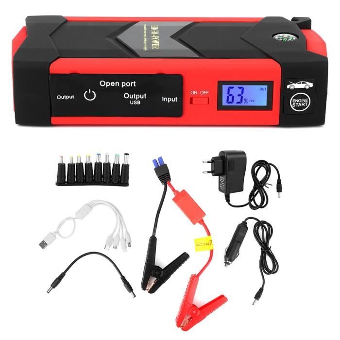 LAG 12V 20000Mah car jump starter Démarreur de voiture Urgence Chargeur Batterie4USB EU Prise