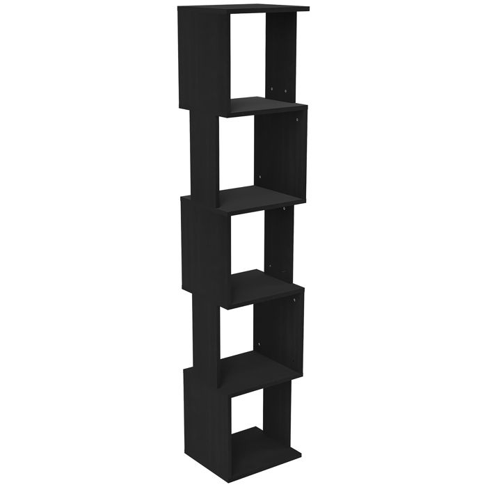 Bibliothèque - HOMCOM - 5 niveaux - design moderne - rangement pratique - 33 x 28 x 161 cm