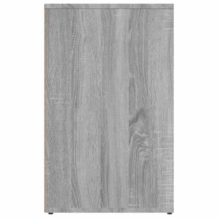 Armoire de dressing - gkk - Design pratique - avec compartiment - Sonoma gris 80x40x65 cm Bois dingénierie gg361