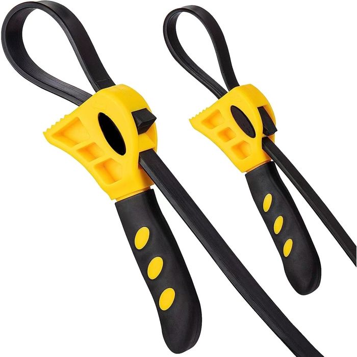 Clé à Chaîne à Cliquet Réglable De 40,6 Cm - Pour Filtres à Huile, Raccords De Tuyauterie Et écrous - Acier Robuste