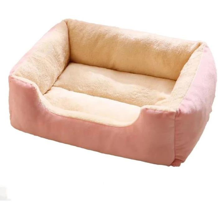 Grand lit pour chien -  60 x 42 cm - Lit pour chiens de moyenne et grande taille - Matelas pour chiens de grande taille - Lavable