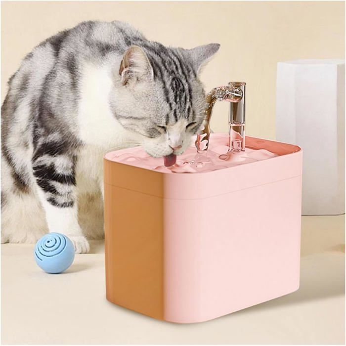 Comparer les prix de Fontaine a Eau Animaux sans Fil Rechargeable Fontaine Eau sans Fil Chat Distributeur Eau Chat Automatique