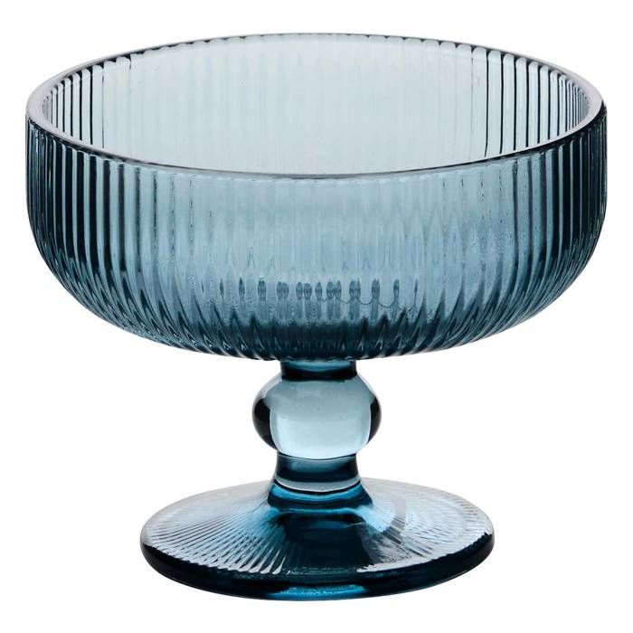 Lot de 6 coupes Ema bleu D117xp97cm - Atmosphera Créateur dintérieur