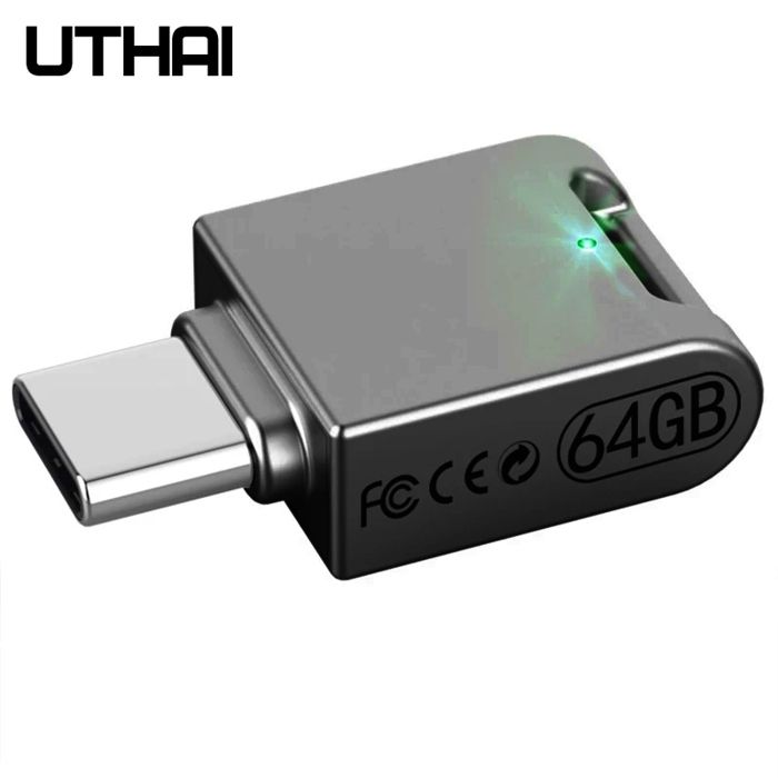 Mini Cle MINI clé Usb USB-C C12 de 64 go,support à mémoire de type-c OTG,pour ...