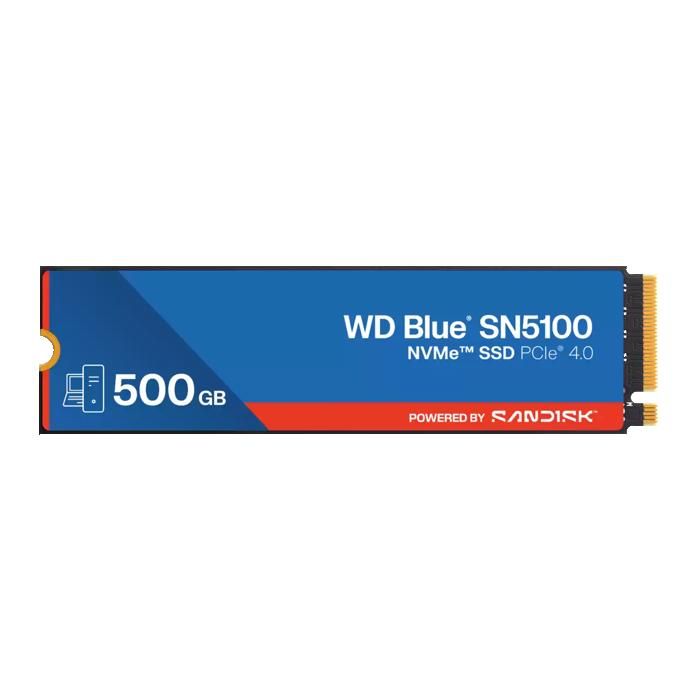 SSD M.2 - WESTERN DIGITAL - SN5100 - 500 Go - PCIe Gen4 NVMe - 7100 Mo/s