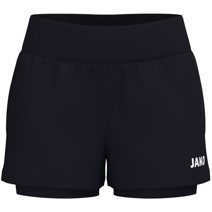 Short 2 en 1 femme Jako One - noir Short 2 en 1 femme Jako One - noir