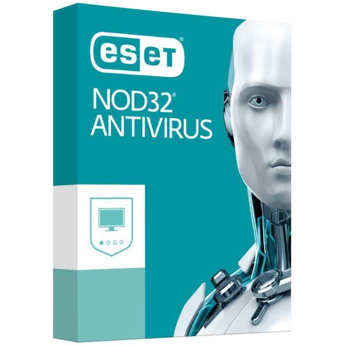 ESET NOD32 Antivirus 2021 - (1 Poste - 1 An) eset