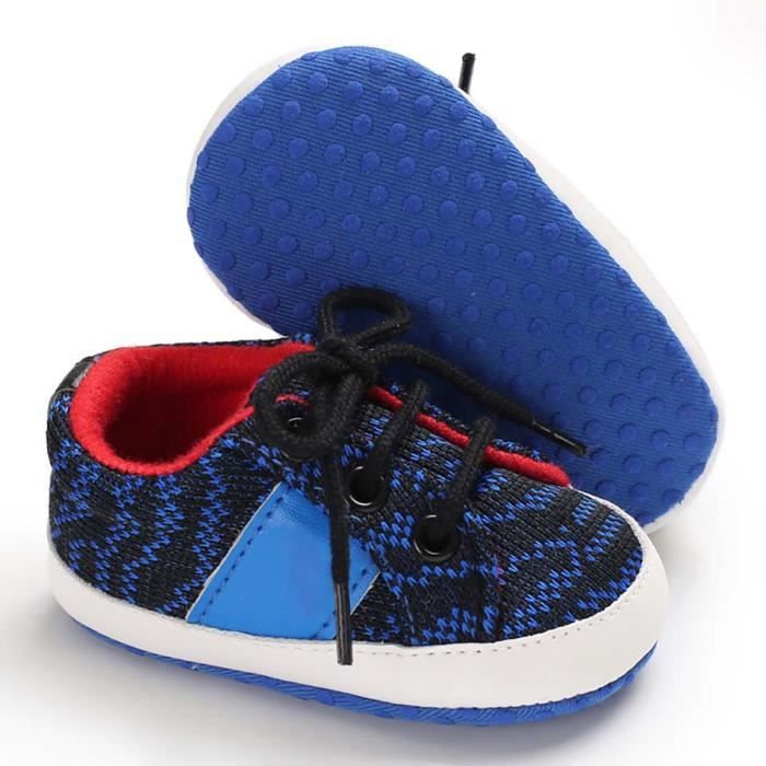 Chaussons Antidérapants Pour Bébé - Semelle Souple, Protection Orteils - Premiers Pas Garçon/fille