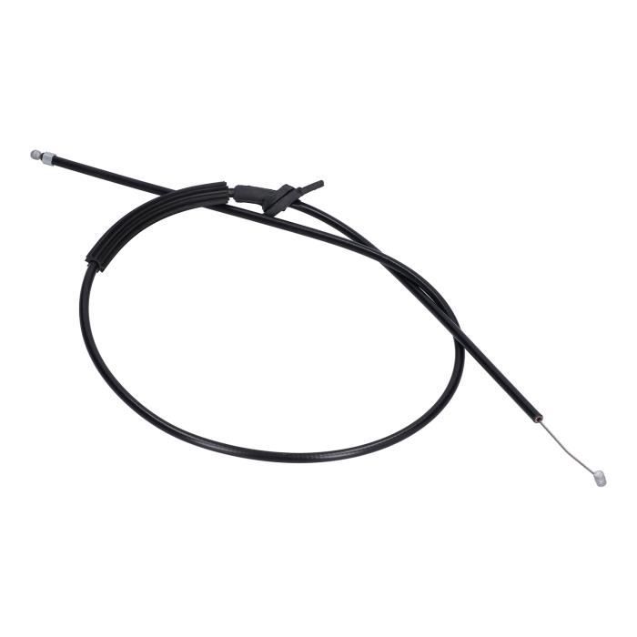 Akozon 51237197474, Rugged Hood Release Wire Iron ABS Simple