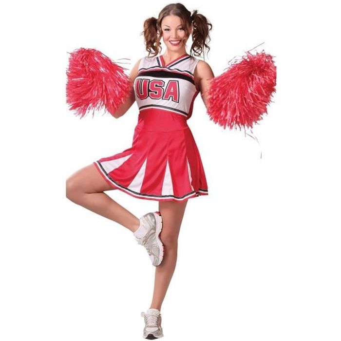 Déguisement Adulte Cheerleader Taille 38-40 ALPEXE443