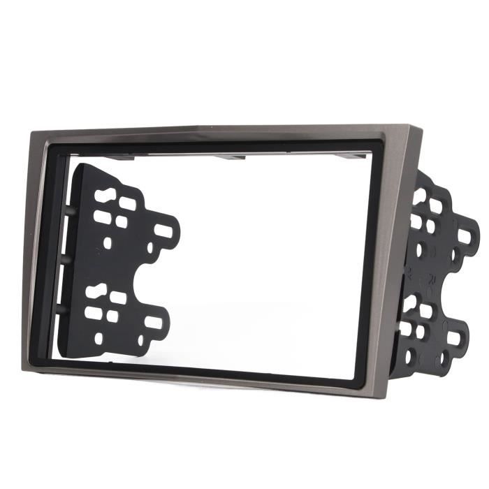 Kit De Façade Et Cadre 1 DIN Pour Autoradio BMW X3 E83 (2004-2010) - Plastique ABS Noir - Remplacement Facile Sans Modification