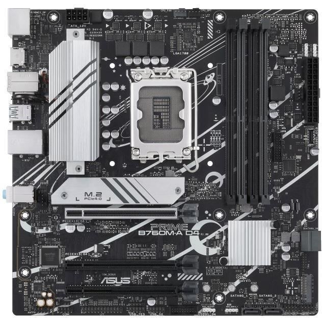 Carte mère – ASUS – PRIME B760M-A D4-CSM – LGA 1700 – DDR4 – 128 Go max
