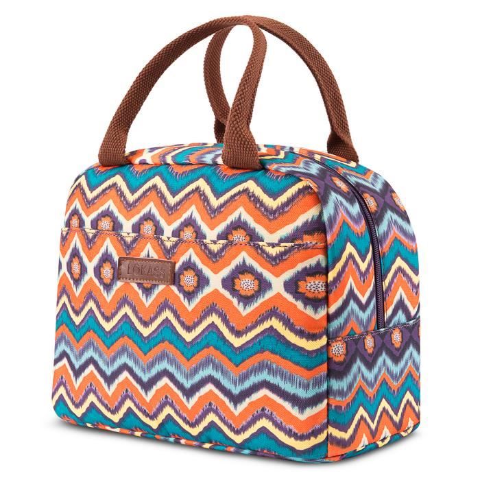 Portable Mer Motif Animal Imperméable Thermique Isolé Picnic Sac déjeuner sac