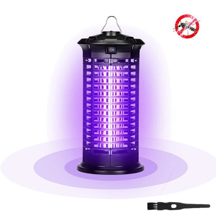 gemer Lampe Anti Moustique UV Moustique Tueur Lampe 6W LED Répulsif Anti-Moustique Destructeur d Insectes Moustiques Piège à Insectes Attirer dinhalateur de Moustique Anti Mouches,Non Toxique