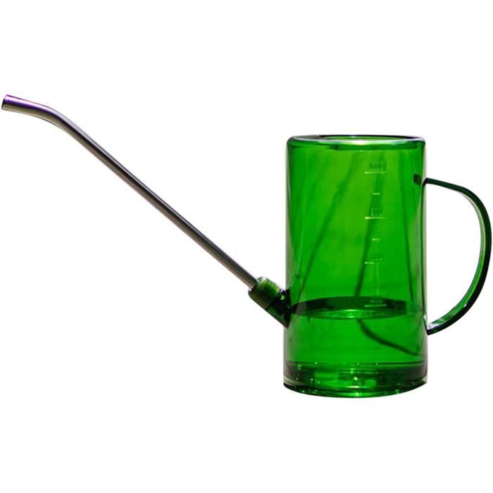 Arrosoir BFG 1.8L Plastique Recyclé - Bec Long, Vert, Pour Plantes D'Intérieur