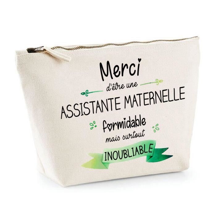 Trousse Merci Assistante maternelle inoubliable Idée Cadeau