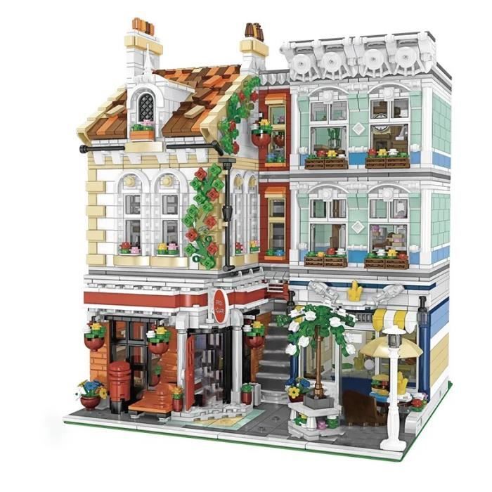 NO BOX 3299Pcs - Mini blocs de construction de ville pour enfants et ...