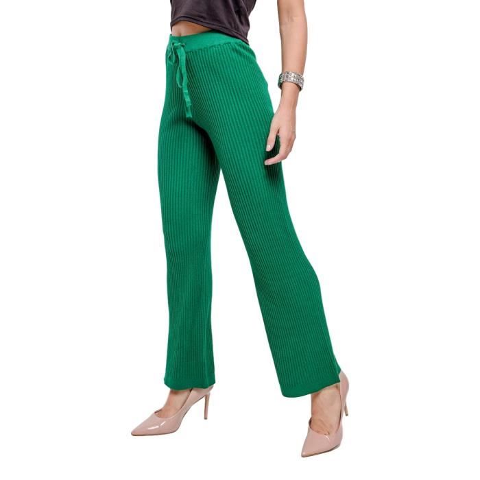 Pantalon Femme Large En Maille Extensible Moutarde Tu Achat Vente Ketchup Moutarde Pantalon Femme Large En Maille Cdiscount